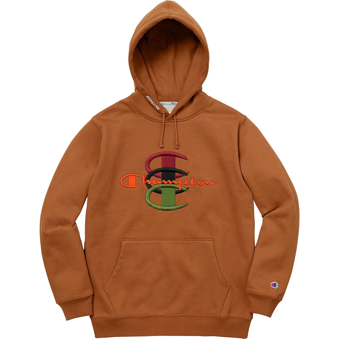 Supreme®/Champion® Stacked C Hooded Sweatshirt view 10